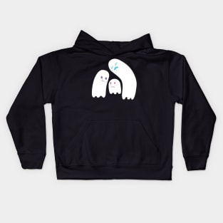 Somber Ghost Crew [trio] Kids Hoodie